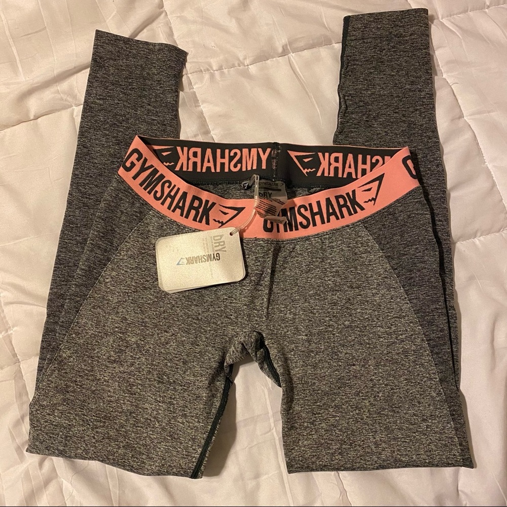 Gymshark Flex Legging Grey Pink NWT